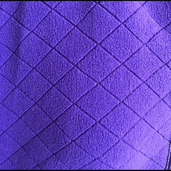 Talbots Purple Quilted Pattern Jacket - Picture 3 of 5